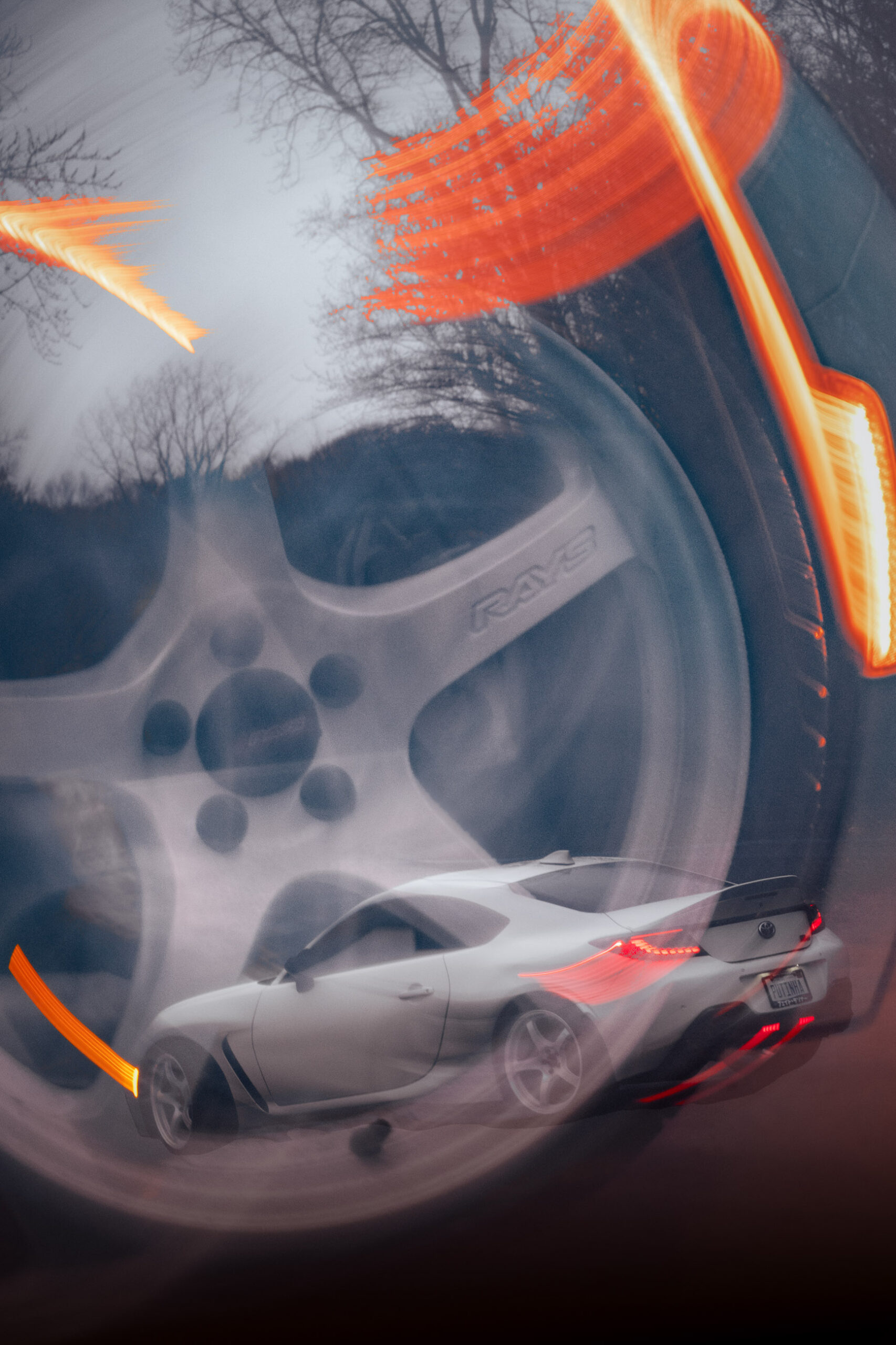 Double Exposure:Car & Car