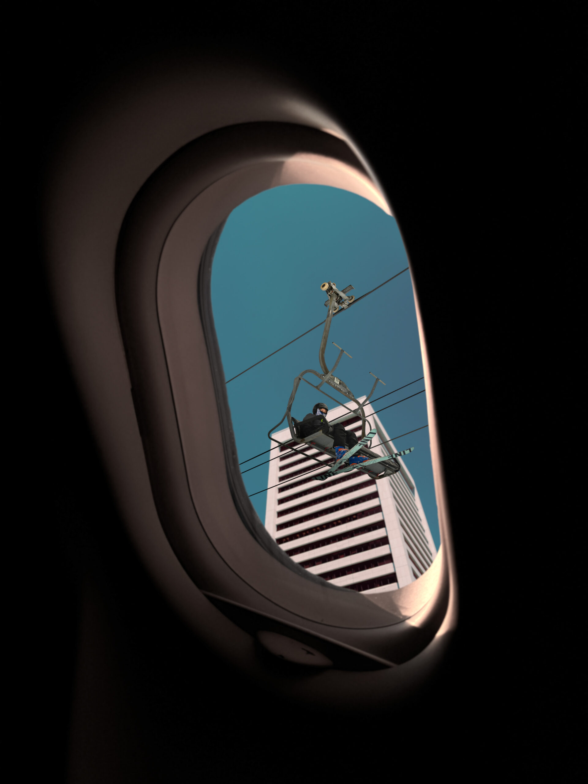 Merging Images: Fish Tank & Ski Lift